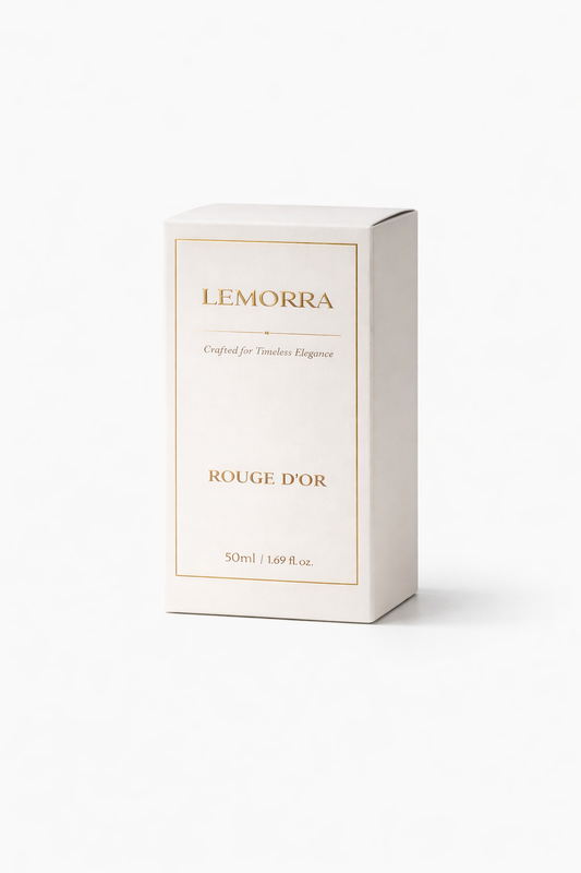 Lemorra Rouge D’or Eau De Parfum 50ml – Long Lasting Luxury Perfume for Men & Women | Paris Inspired Premium Fragrance