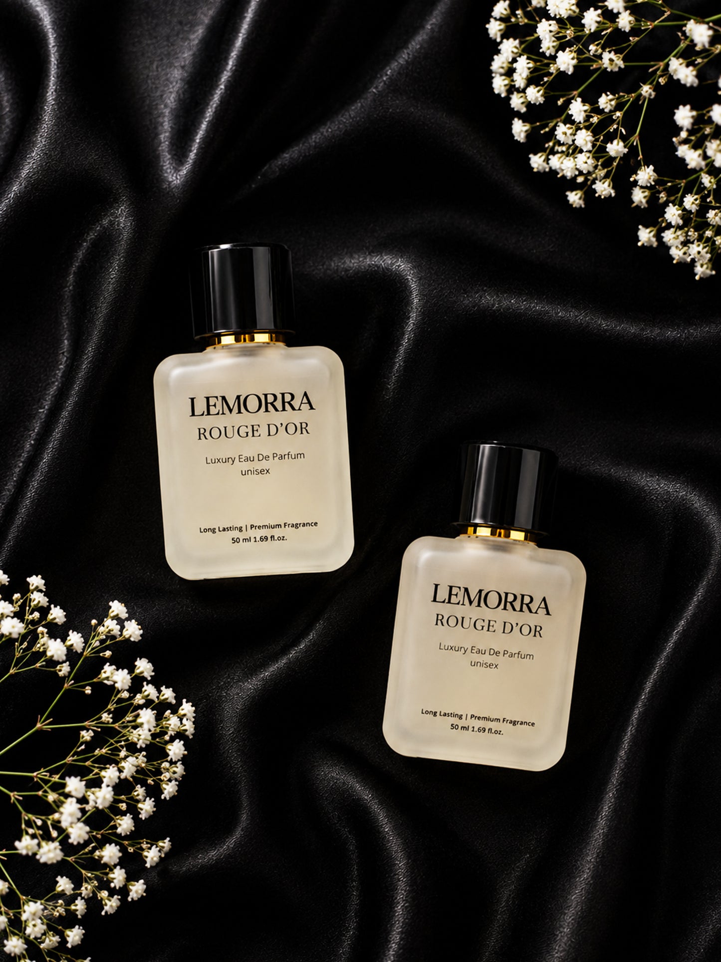 LEMORRA Rouge D'Or Luxury Eau De Parfum | Long Lasting Unisex Perfume Spray (Pack of 2) Eau de Parfum  -  100 ml (For Men & Women)