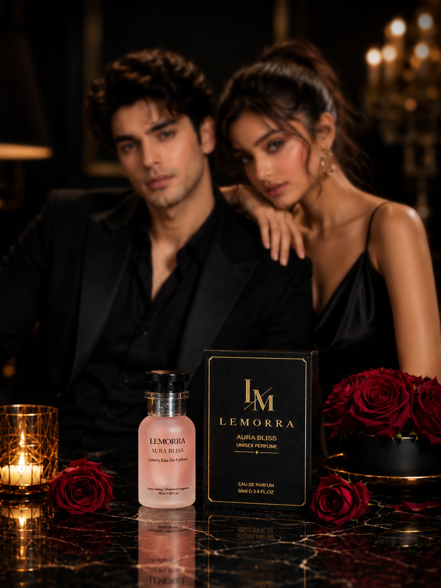 LEMORRA Aura Bliss Luxury | Long Lasting Floral Perfume for Women and Men (Pack of 2) Eau de Parfum  -  100 ml (For Men & Women)