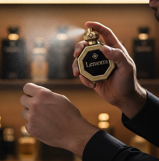 Lemorra Black & Gold Octagon