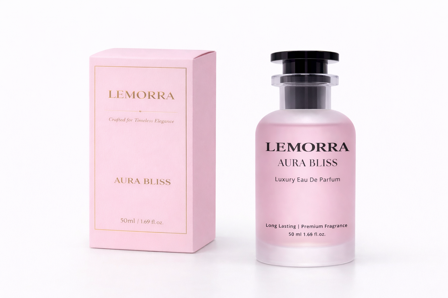Lemorra Aura Bliss Eau De Parfum for Women – Long Lasting Luxury Floral Perfume | 50 ML