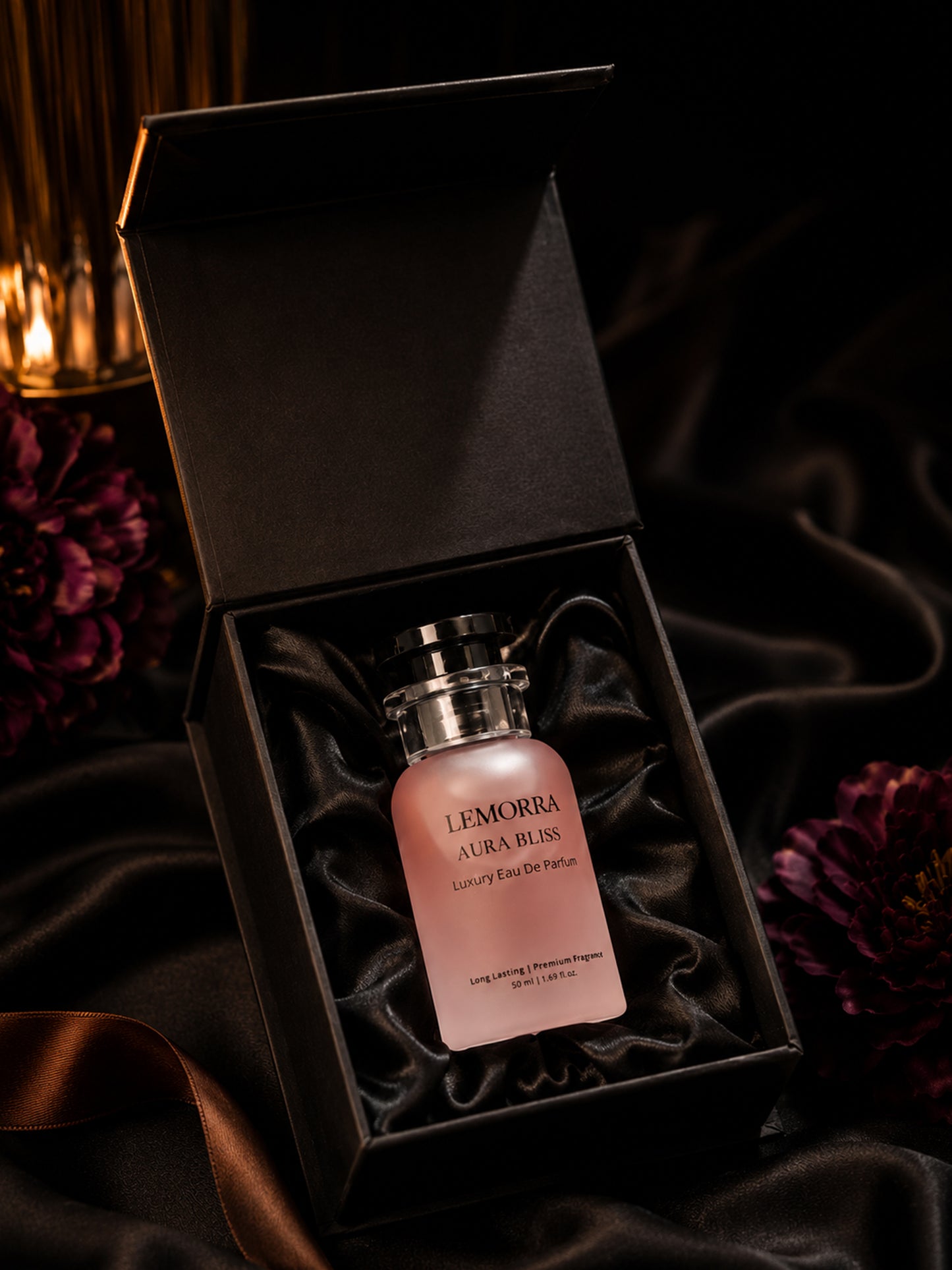LEMORRA Luxury Perfume Combo Pack | Aura Bliss & Rouge D'Or Luxury| Long Lasting Unisex Eau de Parfum  -  100 ml (For Men & Women)
