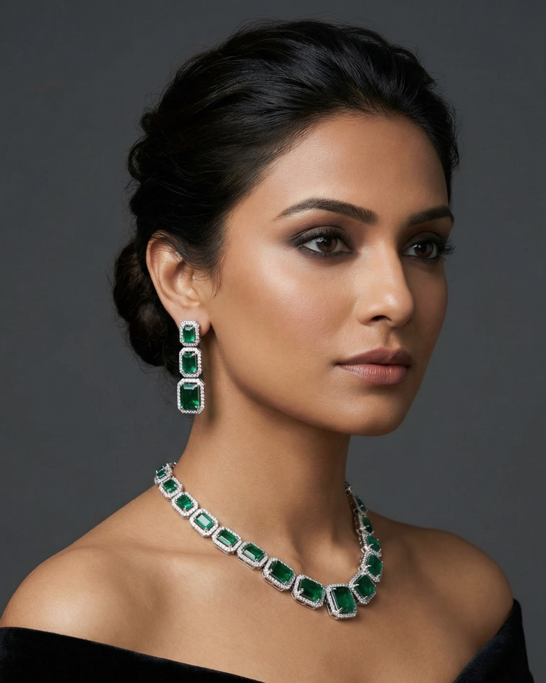 Stone Necklace Set for Women | Party, Wedding & Bridal Wear Artificial Jewellery | Multiple Colors Available